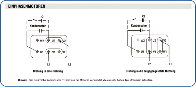 EINPHASENMOTOREN